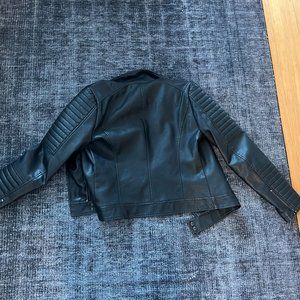 Noisy May Black Faux Leather Jacket